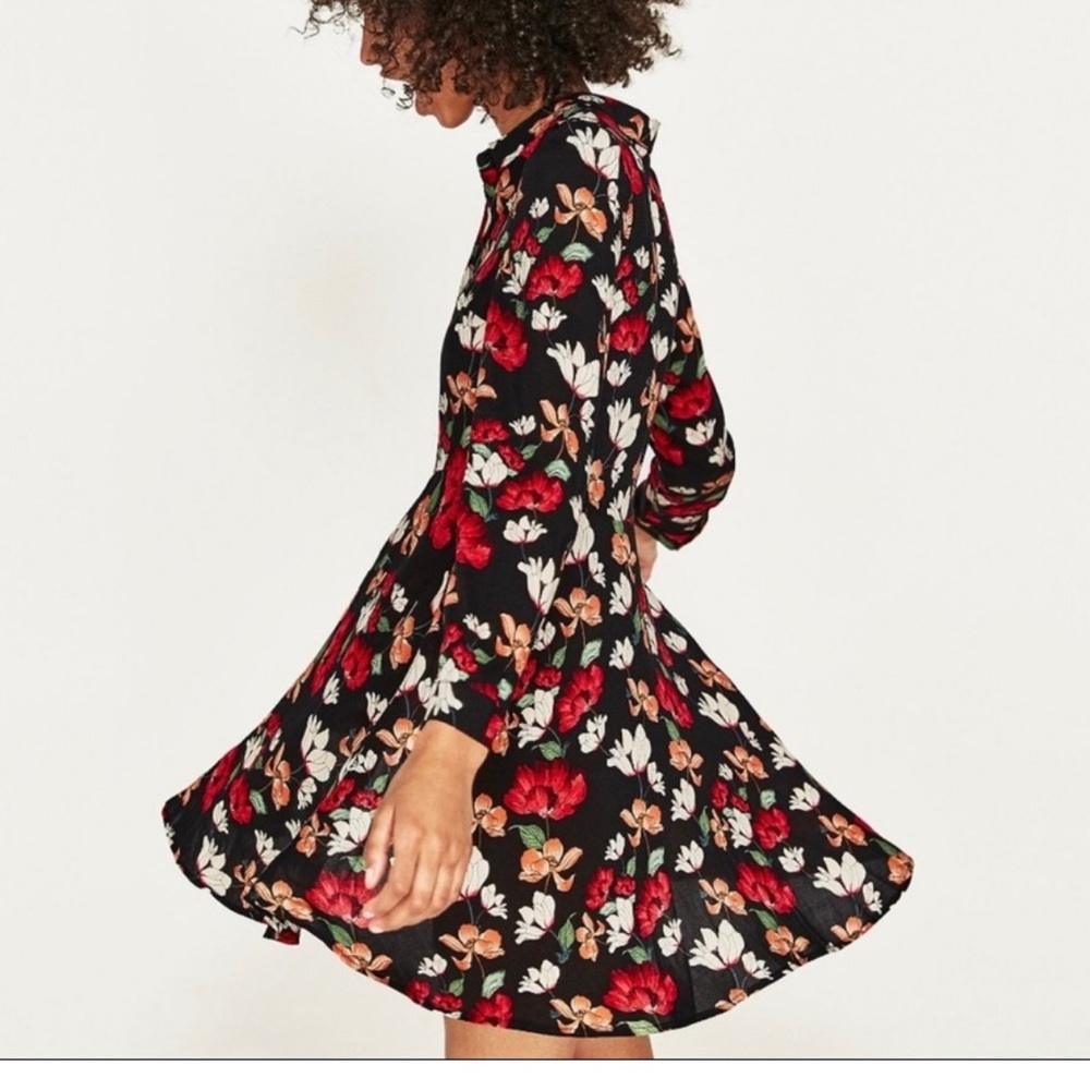 Zara floral dress